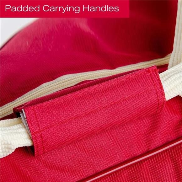 Machine Carrying Case,Brick Color,SpaciousCase Fits Most Standard Sewing Machine - Picture 4 of 7